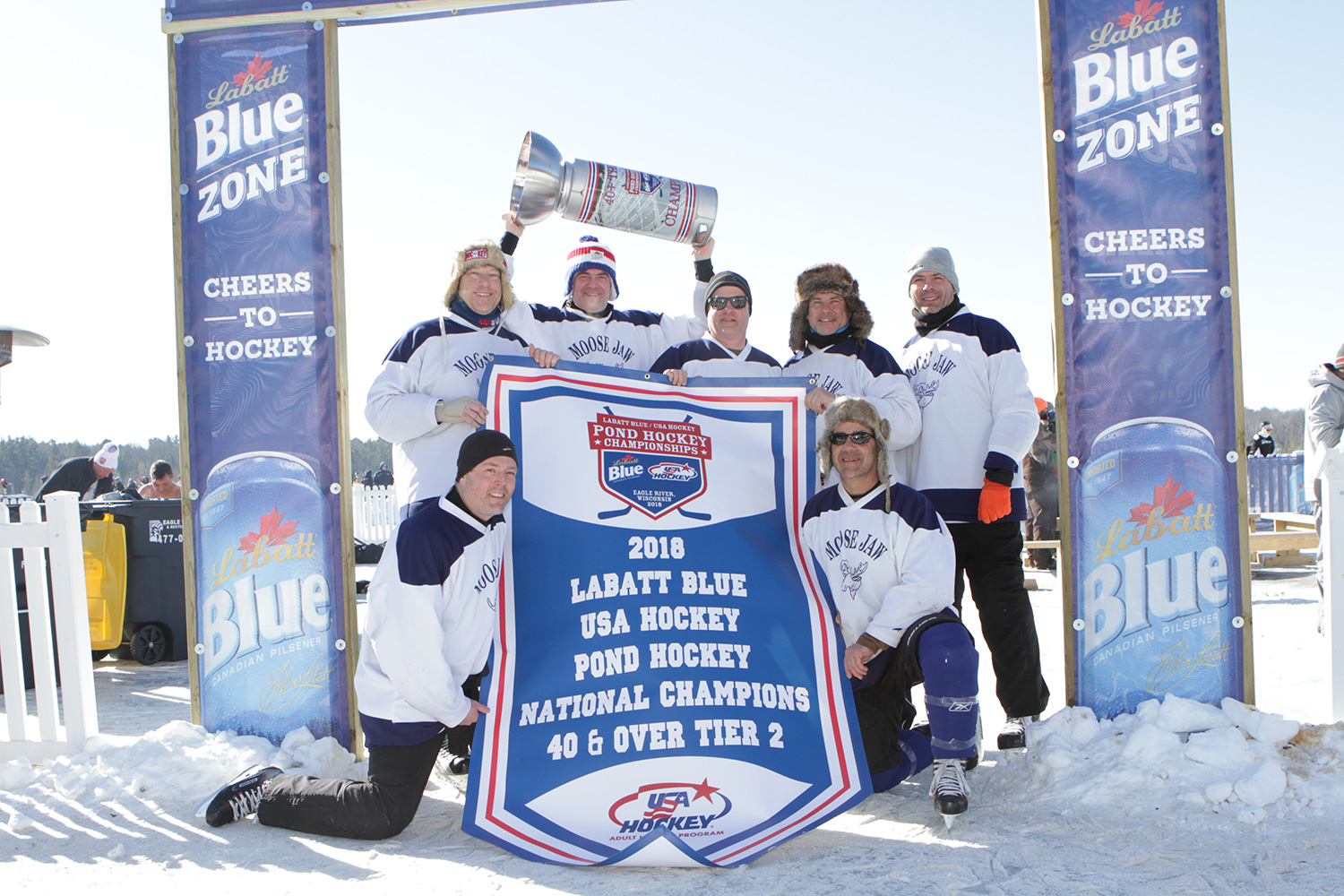 Labatt Blue x Pond Hockey Strategic Agency